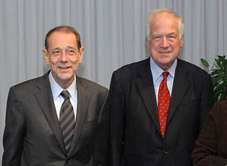 Javier Solana, Dr. Karl von Wogau MEP (CDU) Javier Solana, Dr. Karl von Wogau MEP (CDU)